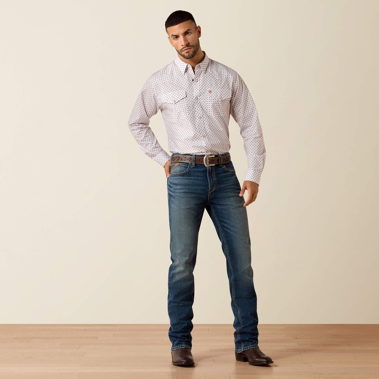 Ariat Men Tony Fitted Snap Shirt