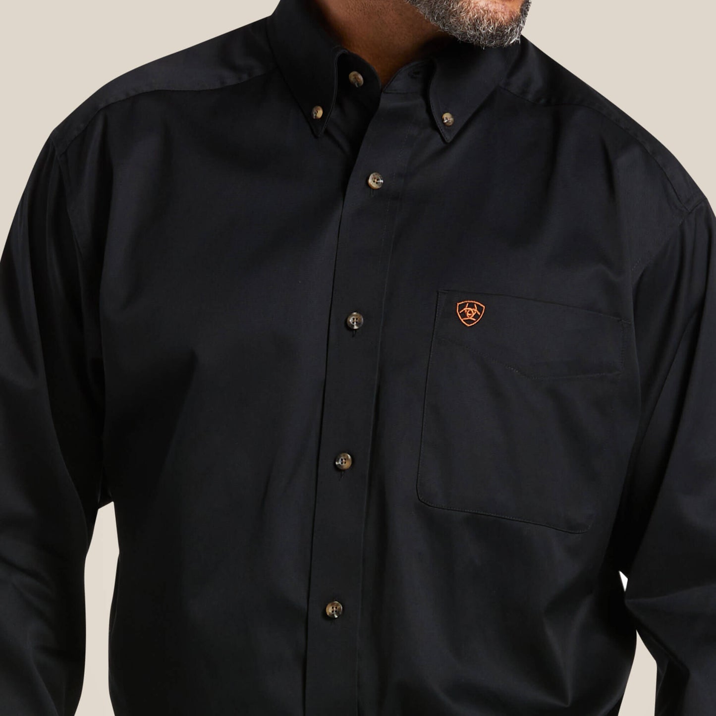 Ariat Men Solid Twill Classic Fit Shirt