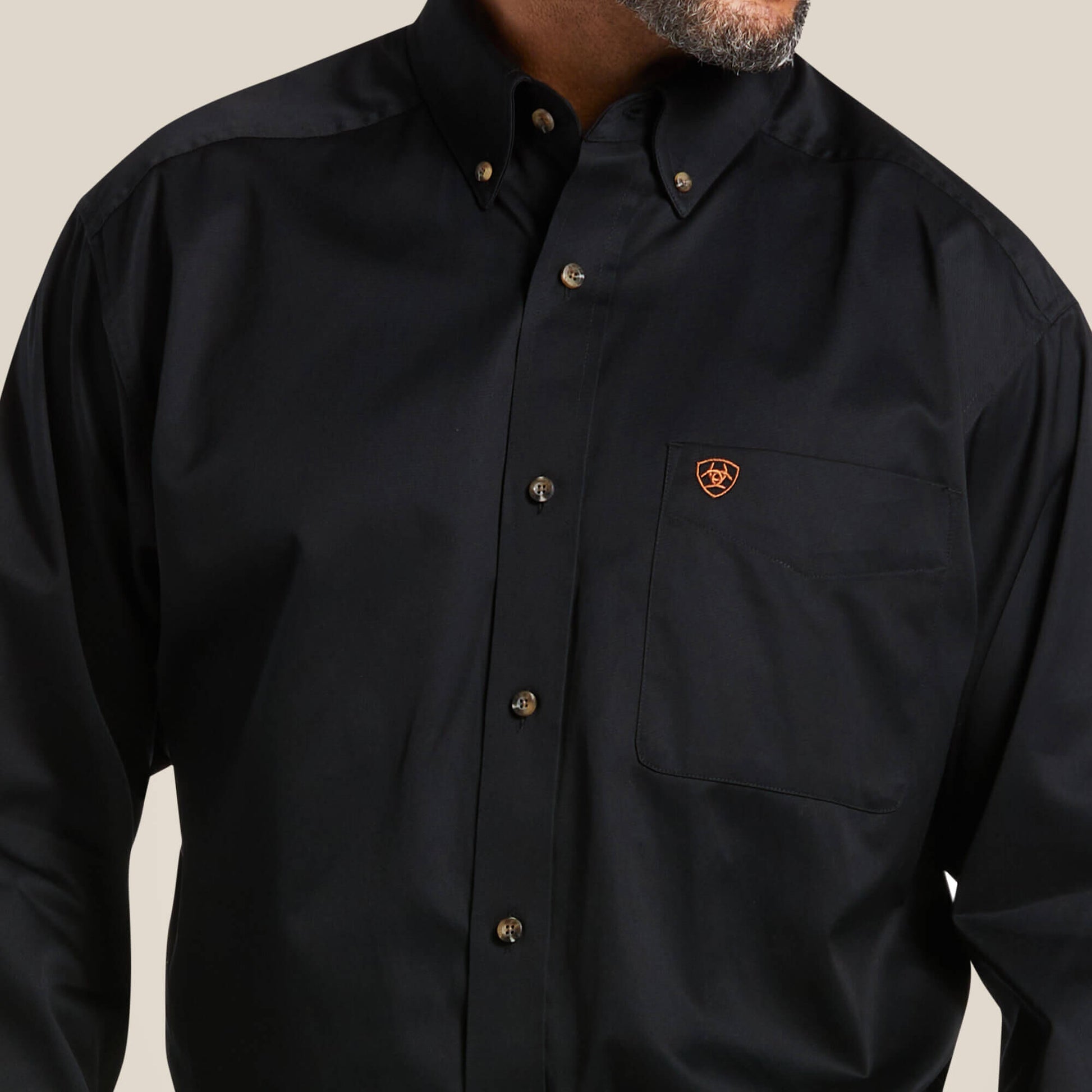 Ariat Men Solid Twill Classic Fit Shirt