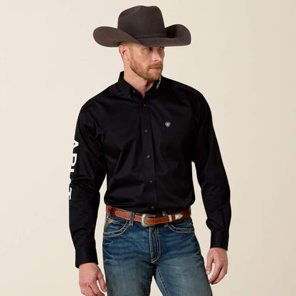 Ariat Men Team Logo Twill Classic Fit Shirt