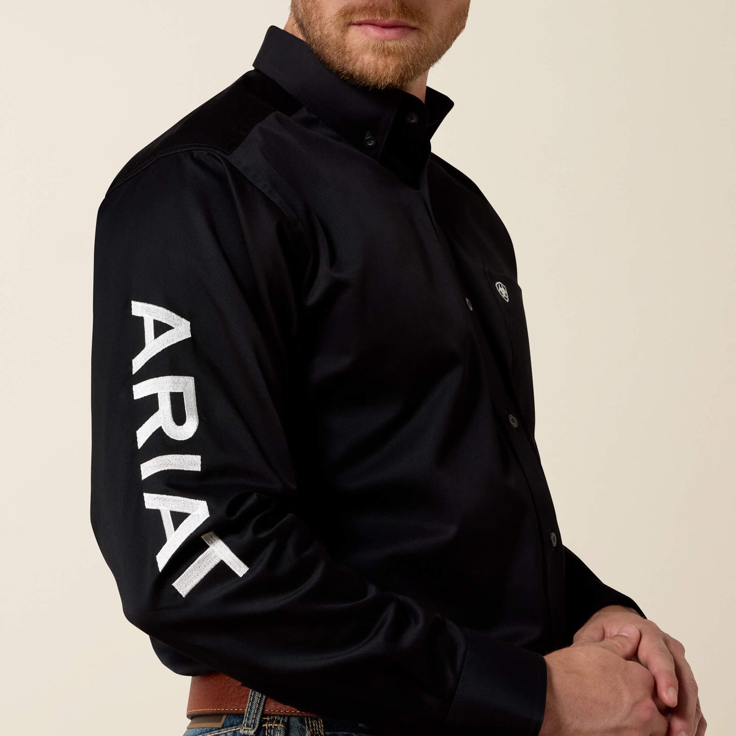 Ariat Men Team Logo Twill Classic Fit Shirt