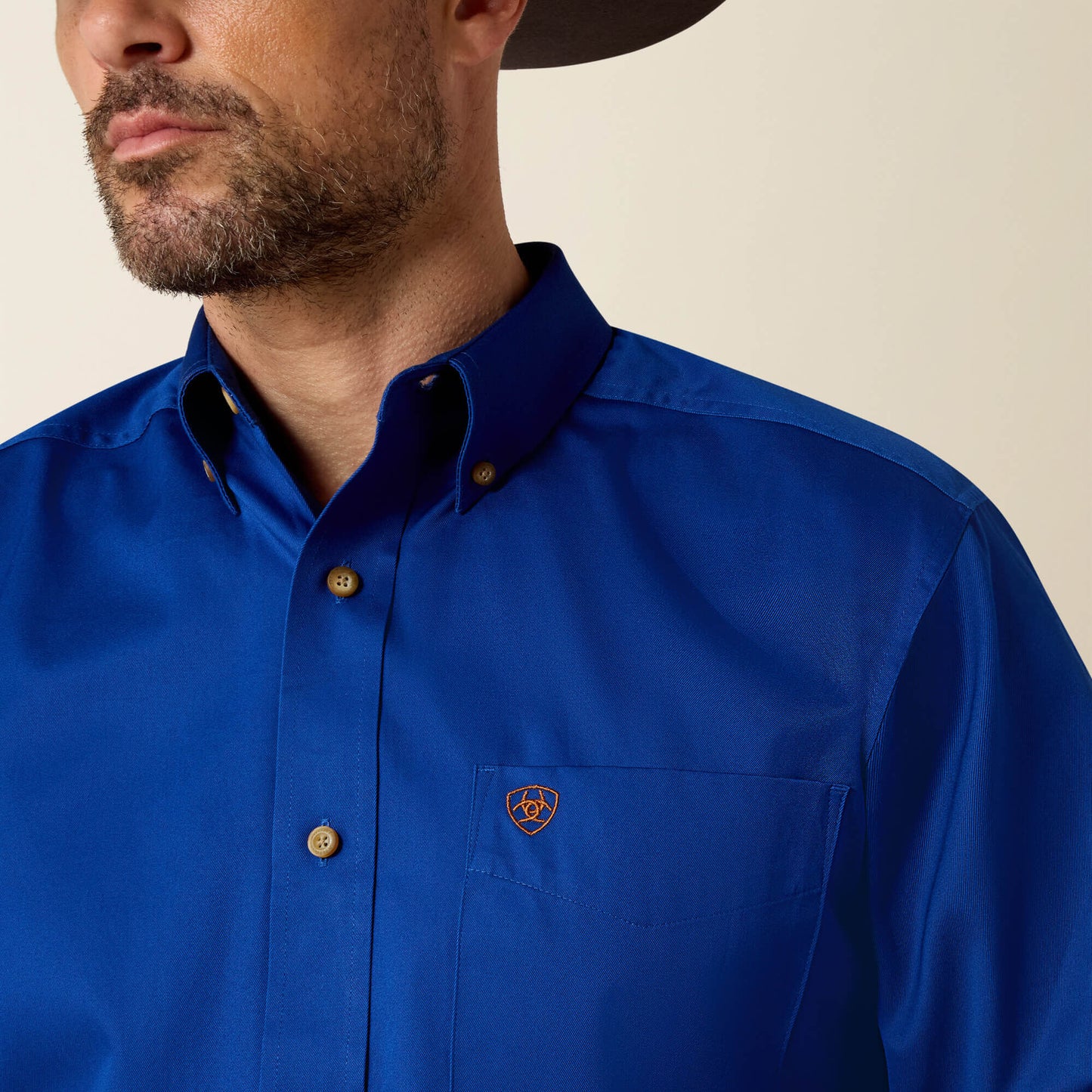 Ariat Men Solid Twill Classic Fit Shirt