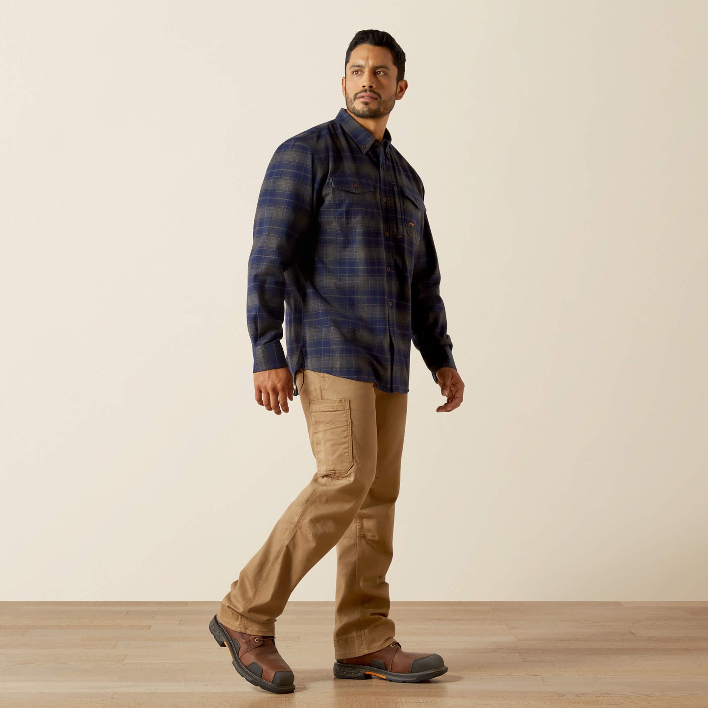 Ariat Men Rebar Flannel DuraStretch Work Shirt