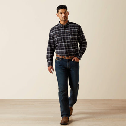 Ariat Men Rebar Flannel DuraStretch Work Shirt