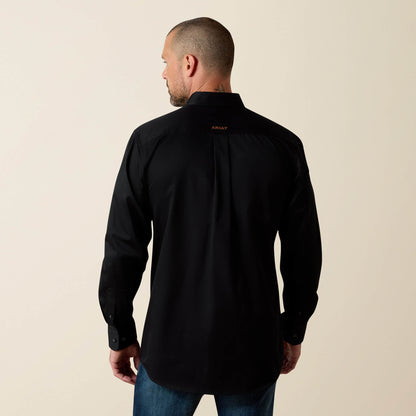 Ariat Men Solid Twill Fitted Shirt