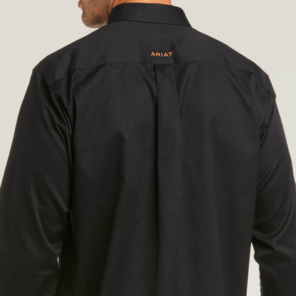 Ariat Men Solid Twill Fitted Shirt