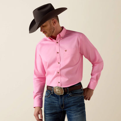 Ariat Men Solid Twill Classic Fit Shirt