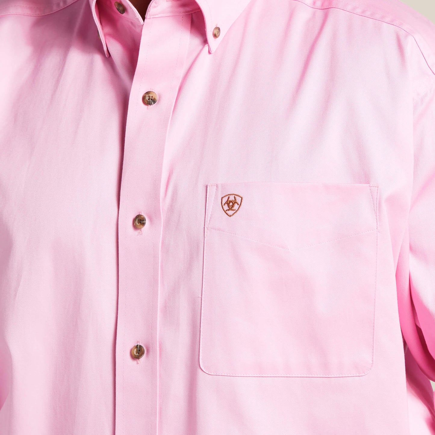 Ariat Men Solid Twill Classic Fit Shirt