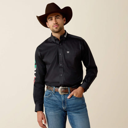 Ariat Men Team Logo Twill Classic Fit Shirt
