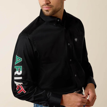 Ariat Men Team Logo Twill Classic Fit Shirt