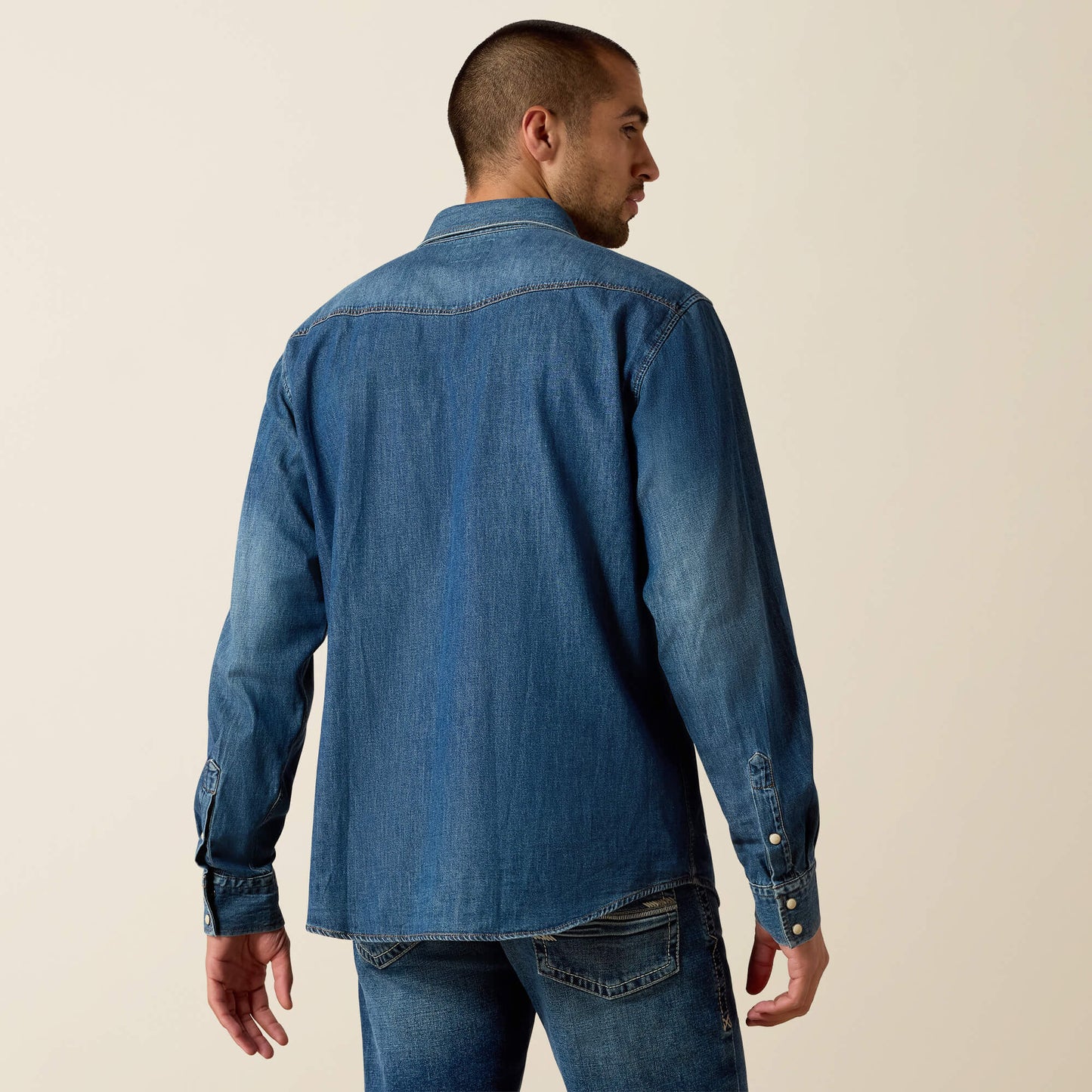 Ariat Men|Trends Denim Retro Fit Shirt