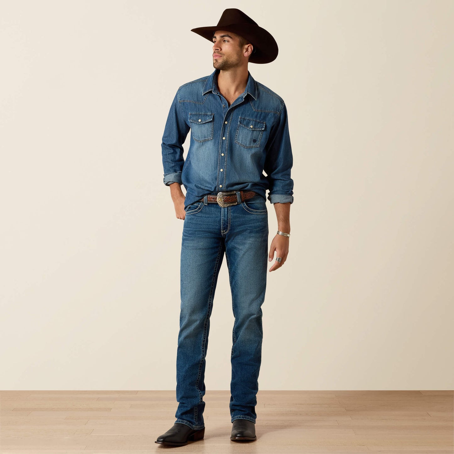 Ariat Men|Trends Denim Retro Fit Shirt