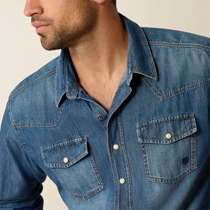 Ariat Men|Trends Denim Retro Fit Shirt