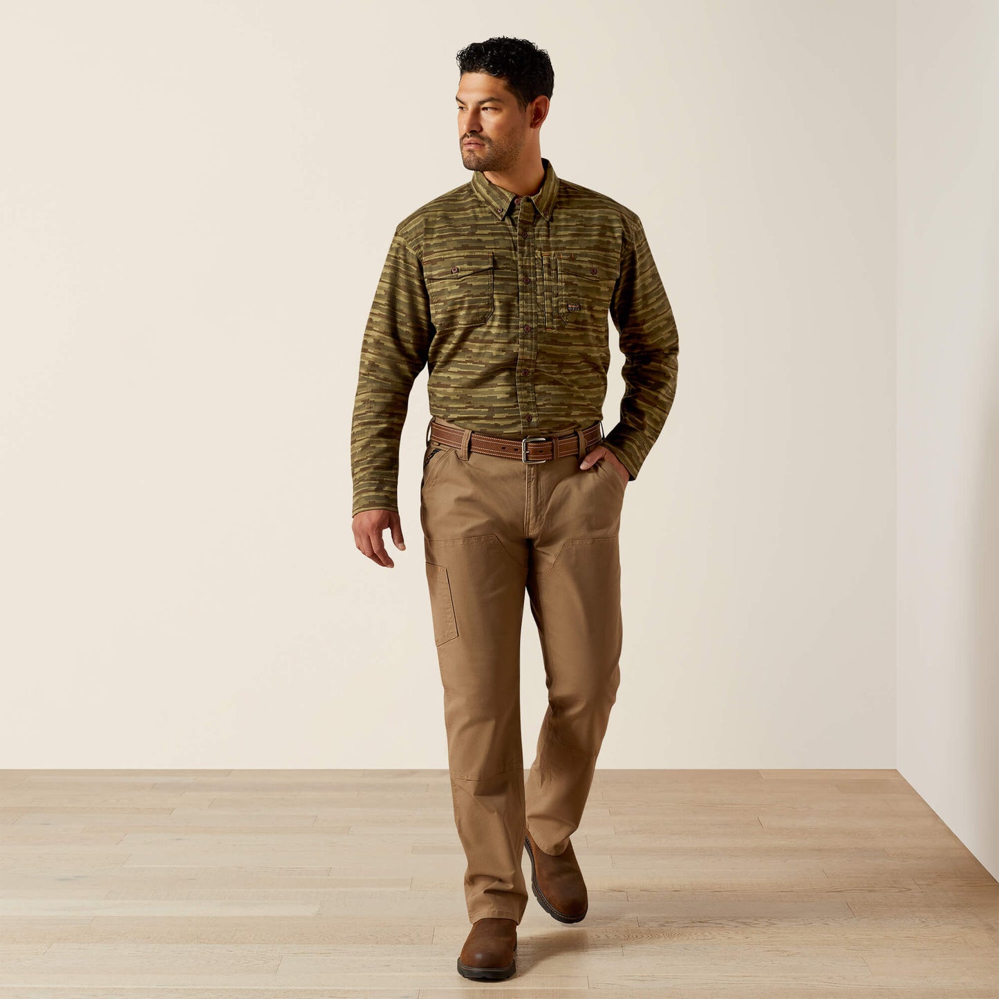 Ariat Men Rebar Flannel DuraStretch Work Shirt