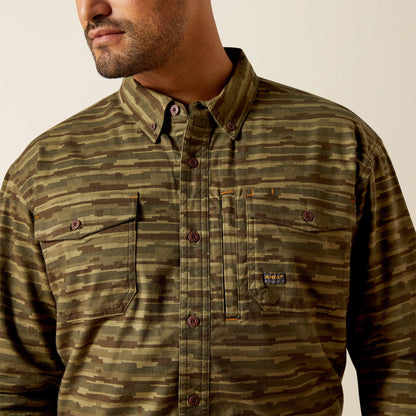 Ariat Men Rebar Flannel DuraStretch Work Shirt