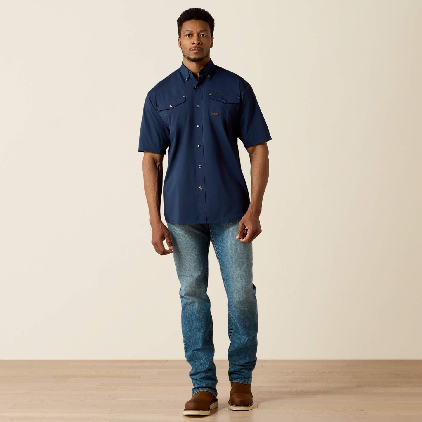 Ariat Men Rebar Made Tough VentTEK DuraStretch Work Shirt