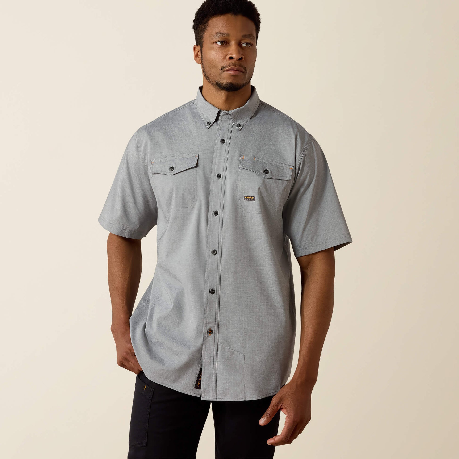 Ariat Men Rebar Made Tough VentTEK DuraStretch Work Shirt