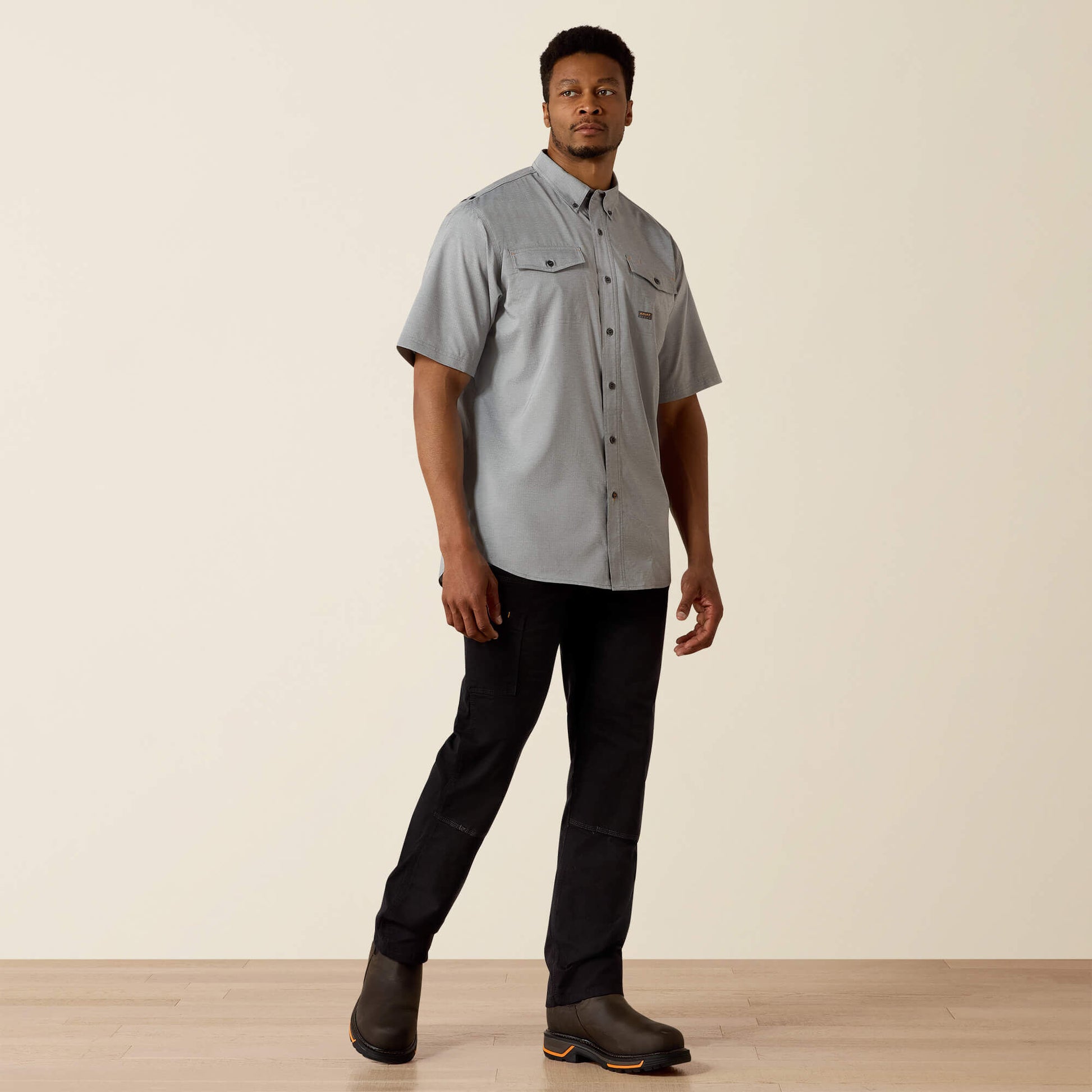 Ariat Men Rebar Made Tough VentTEK DuraStretch Work Shirt