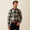GREY OMBRE PLAID