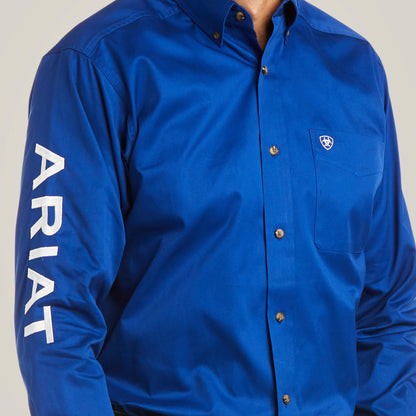 Ariat Men Team Logo Twill Fitted Shirt