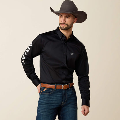 Ariat Men Team Logo Twill Fitted Shirt
