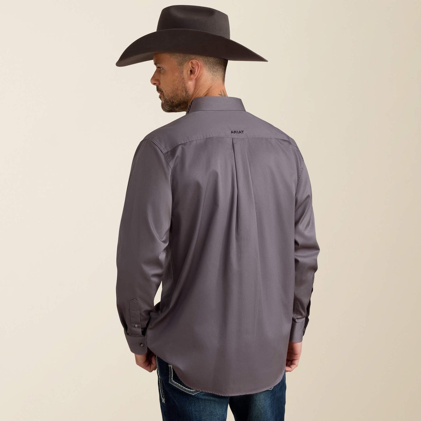 Ariat Men Team Logo Twill Classic Fit Shirt