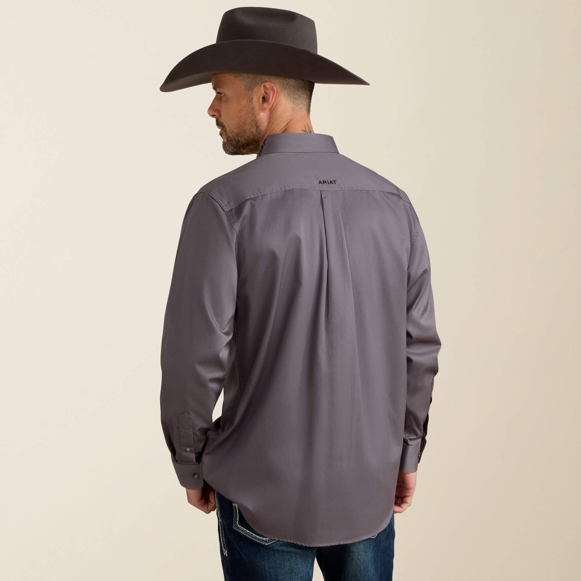 Ariat Men Team Logo Twill Classic Fit Shirt