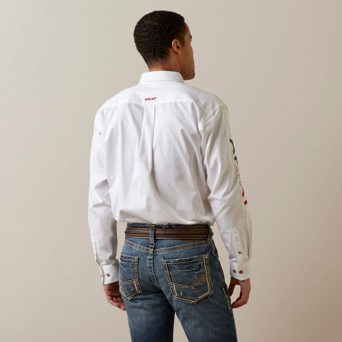 Ariat Men Team Logo Twill Classic Fit Shirt