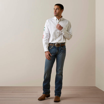 Ariat Men Team Logo Twill Classic Fit Shirt