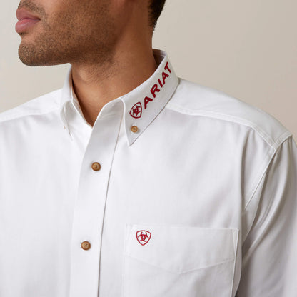Ariat Men Team Logo Twill Classic Fit Shirt