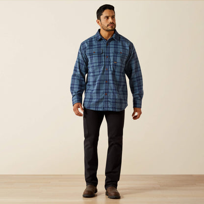 Ariat Men Rebar Heavy Flannel Work Shirt