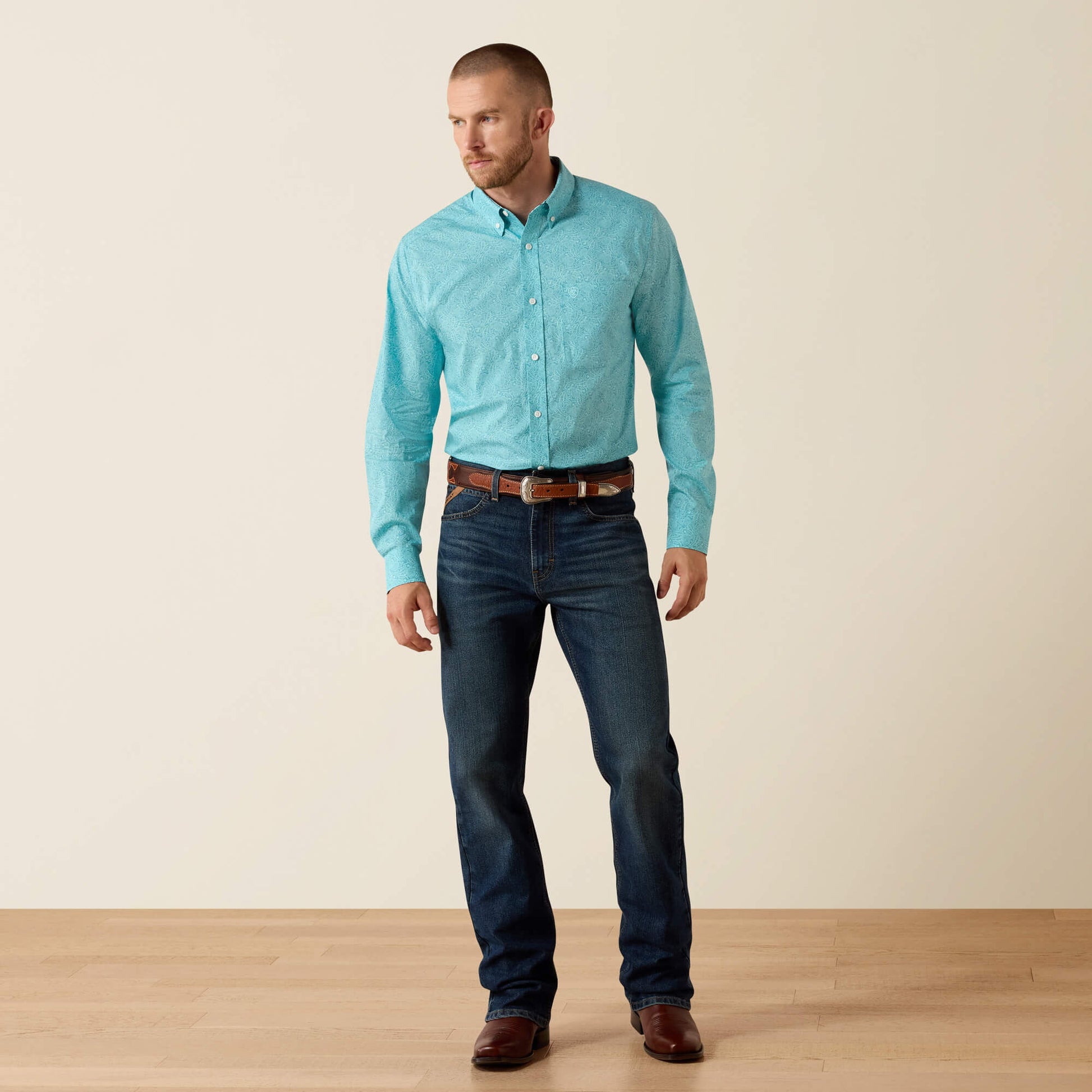 Ariat Men Wrinkle Free Cormac Fitted Shirt