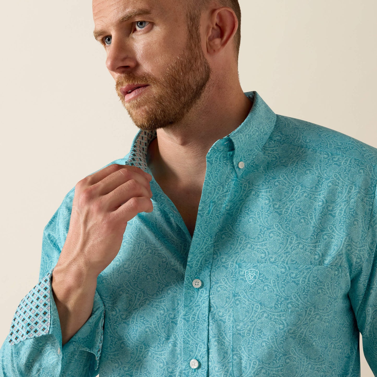 Ariat Men Wrinkle Free Cormac Fitted Shirt
