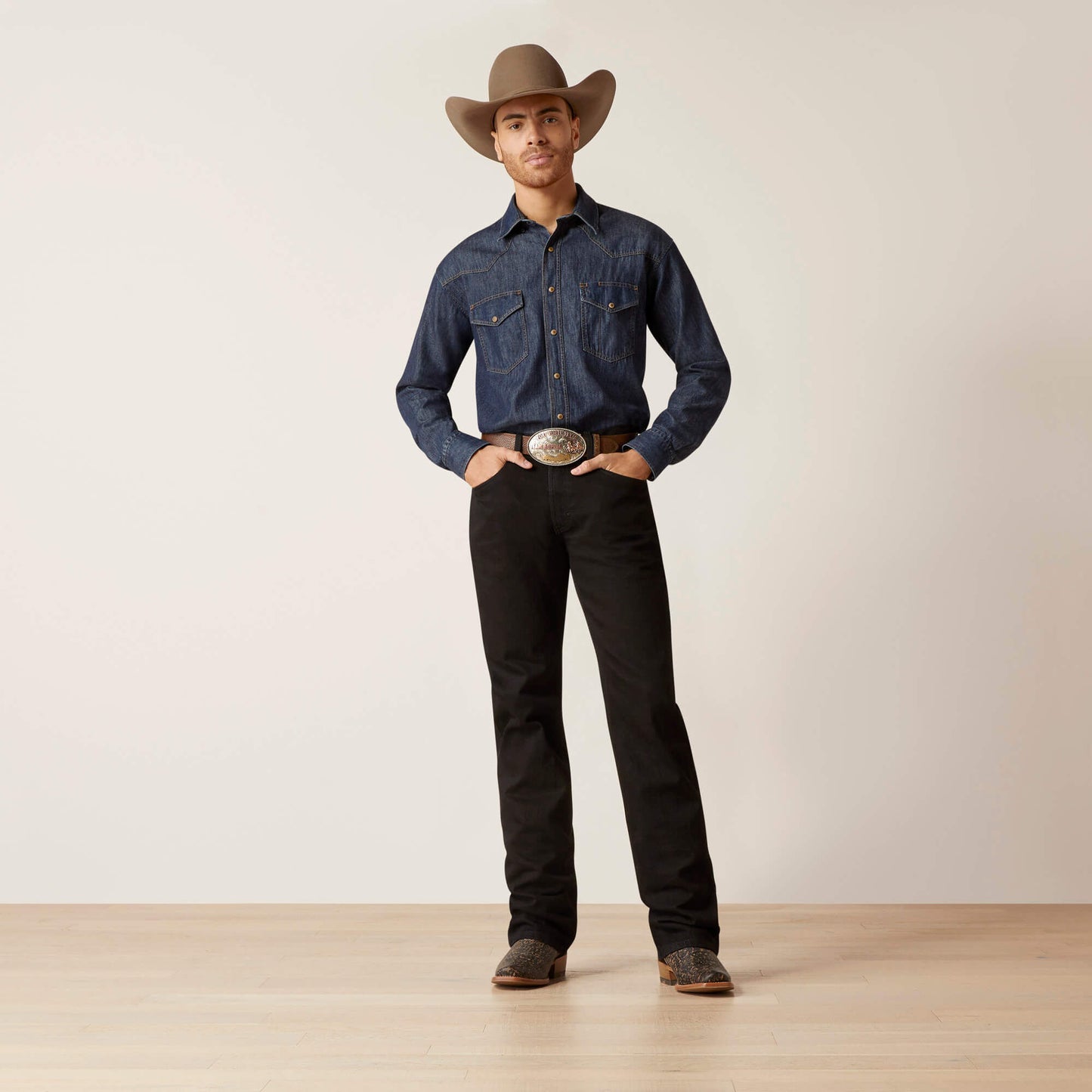 Ariat Men|Trends Classic Denim Shirt