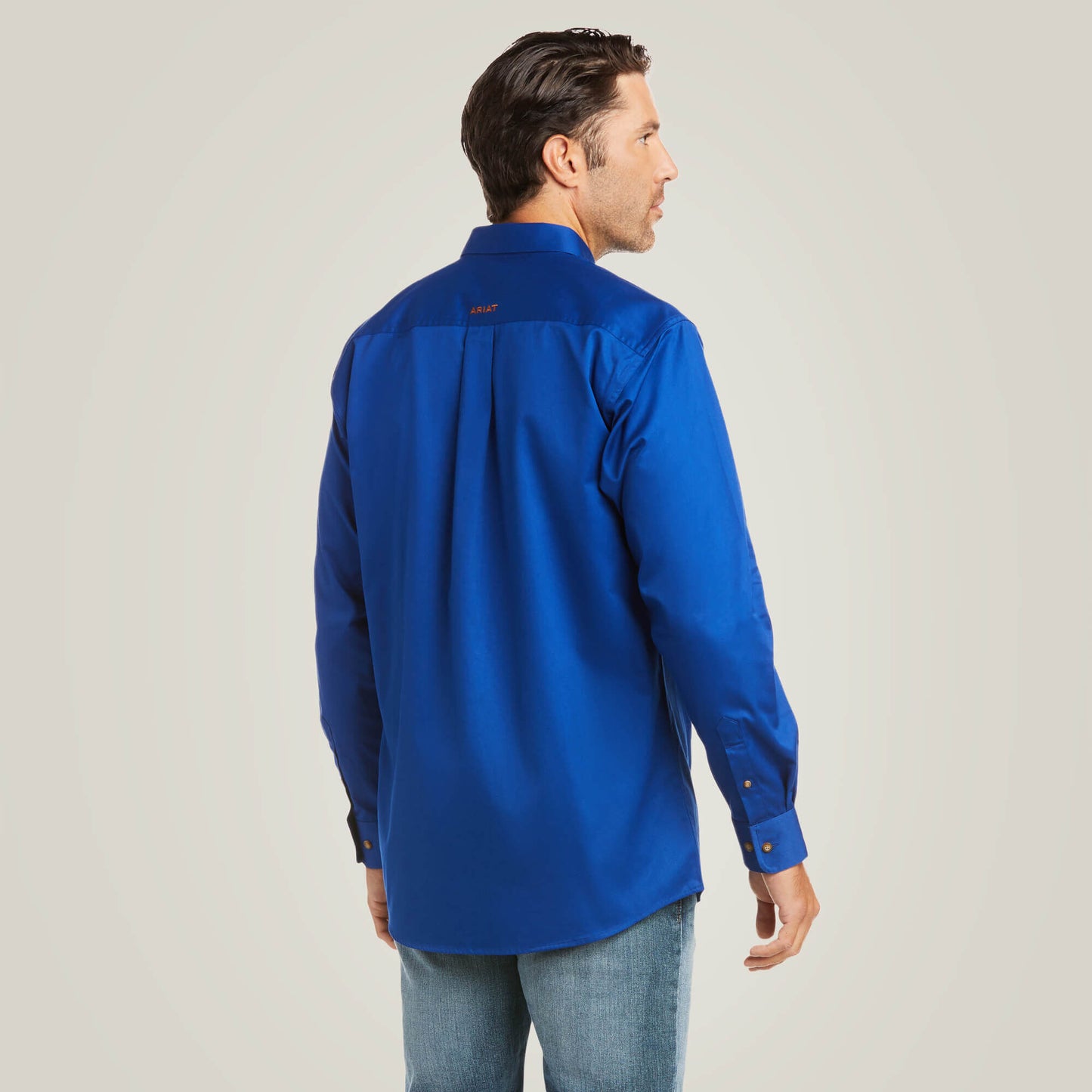 Ariat Men Solid Twill Fitted Shirt