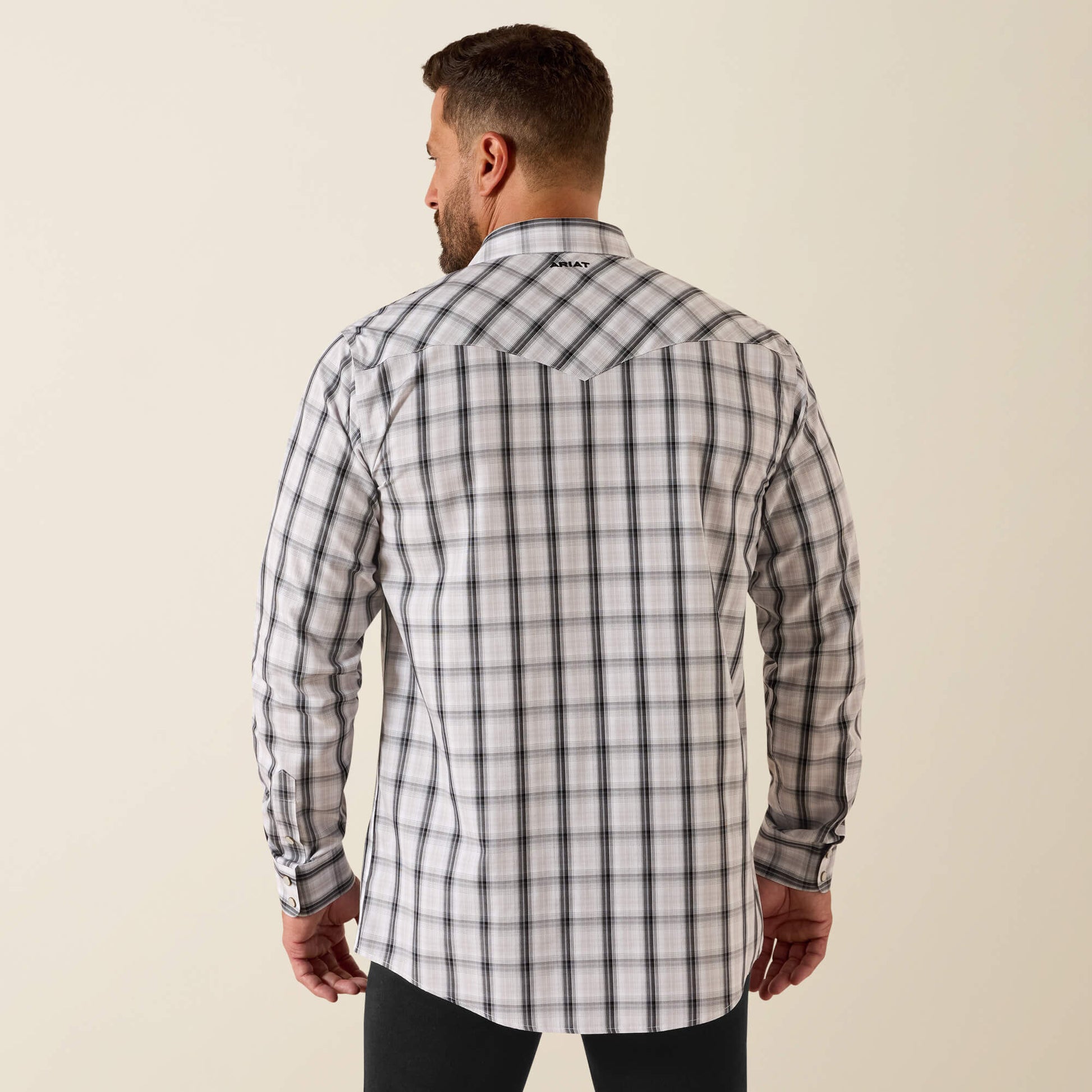 Ariat Men Wrinkle Free Ari Fitted Snap Shirt