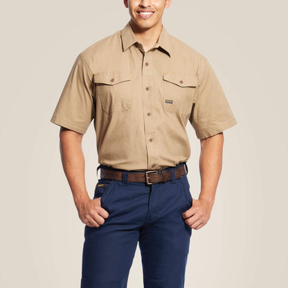 Ariat Men Rebar Made Tough DuraStretch Work Shirt