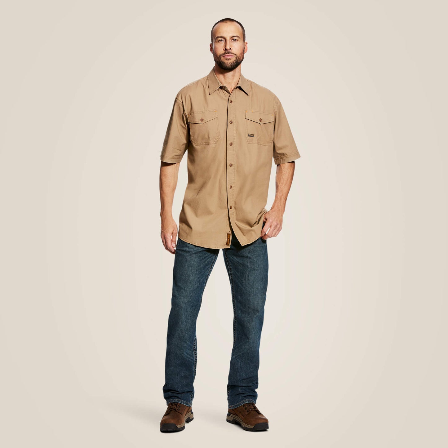 Ariat Men Rebar Made Tough DuraStretch Work Shirt