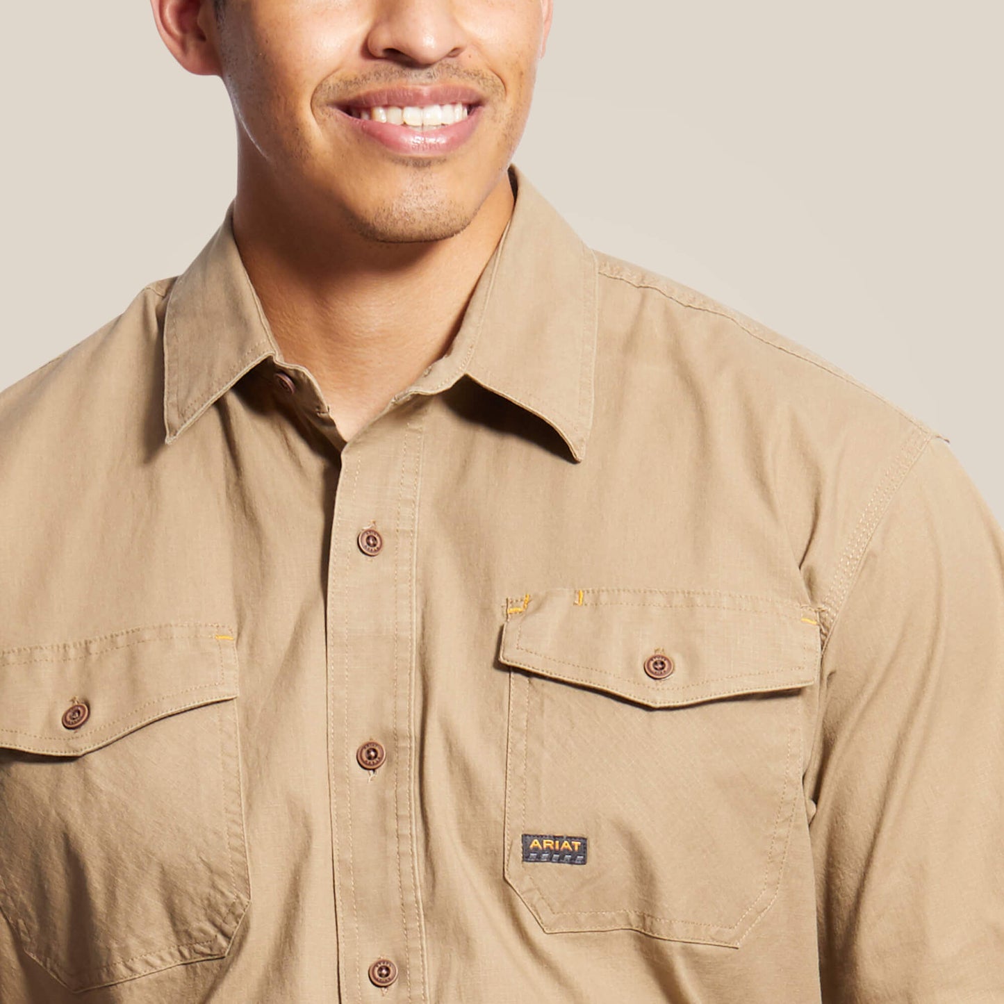 Ariat Men Rebar Made Tough DuraStretch Work Shirt