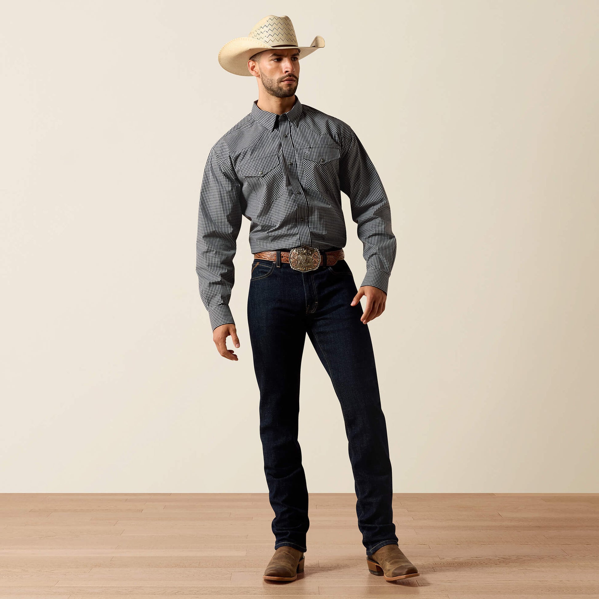 Ariat Men Pro Series Tobin Classic Fit Snap Shirt