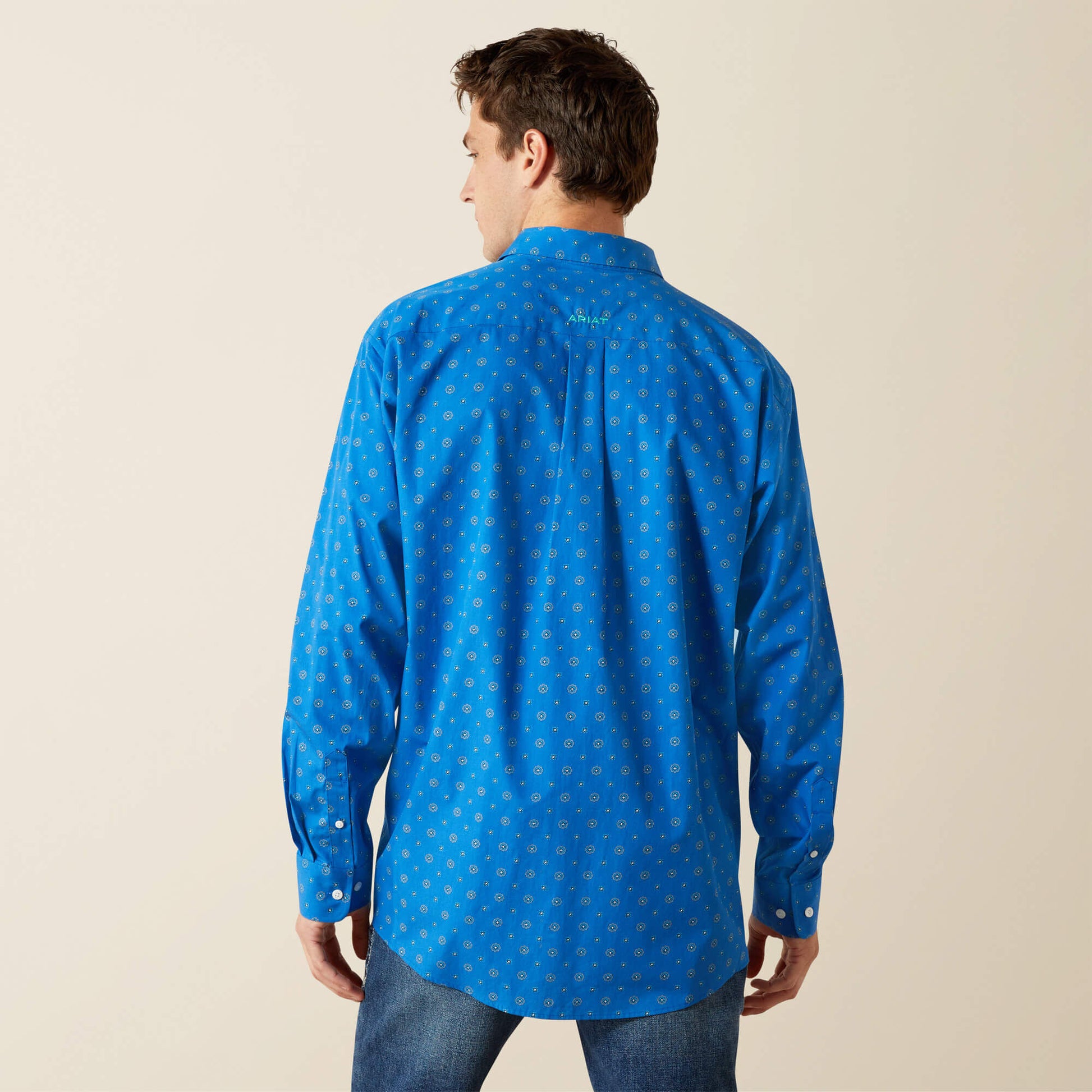 Ariat Men Wrinkle Free Carter Classic Fit Shirt