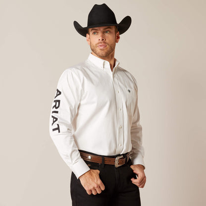 Ariat Men Team Logo Twill Classic Fit Shirt