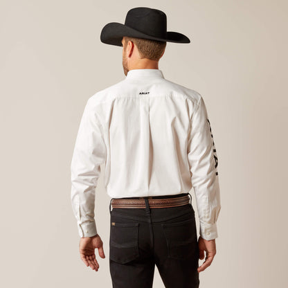 Ariat Men Team Logo Twill Classic Fit Shirt