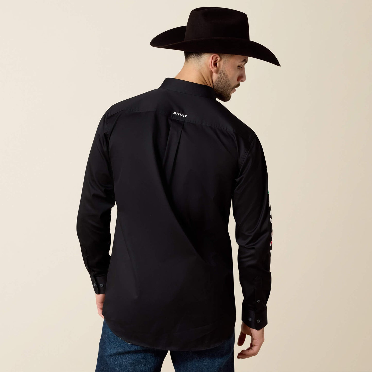 Ariat Men Team Logo Twill Fitted Shirt
