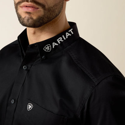 Ariat Men Team Logo Twill Fitted Shirt