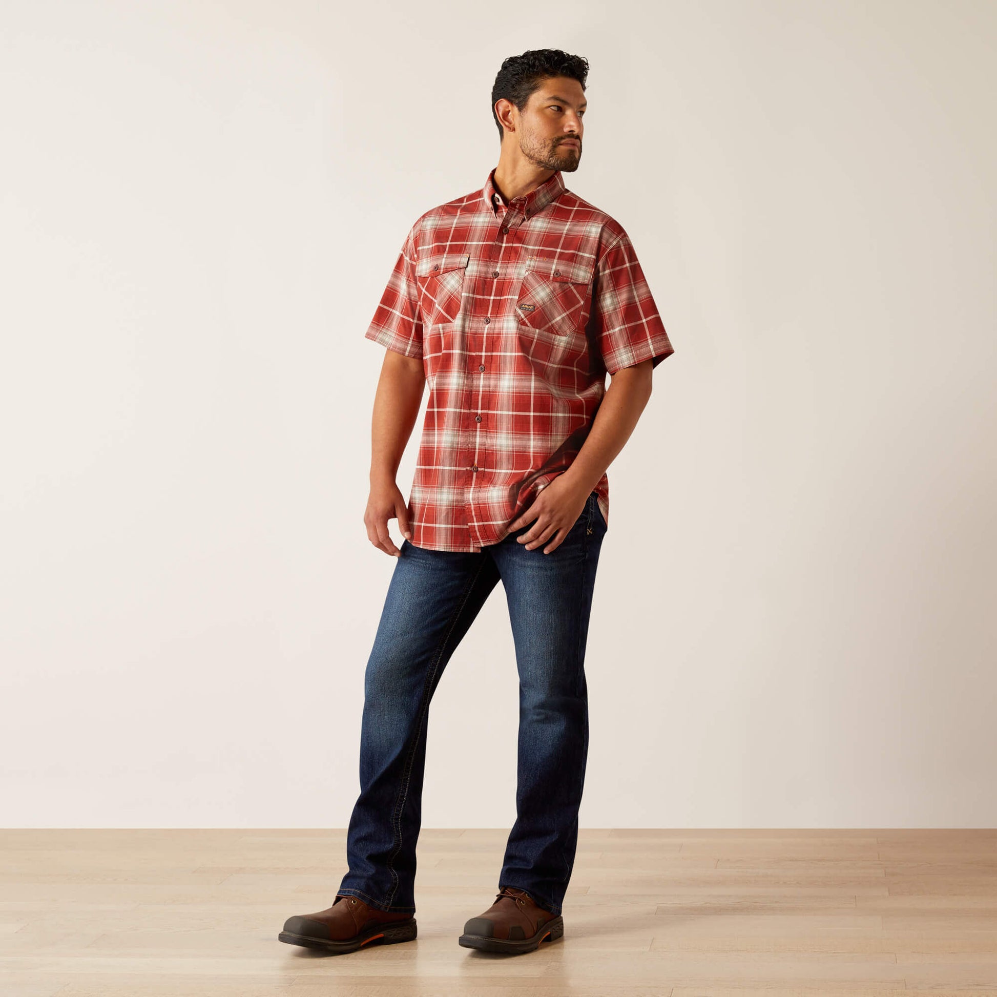 Ariat Men Rebar Made Tough DuraStretch Work Shirt