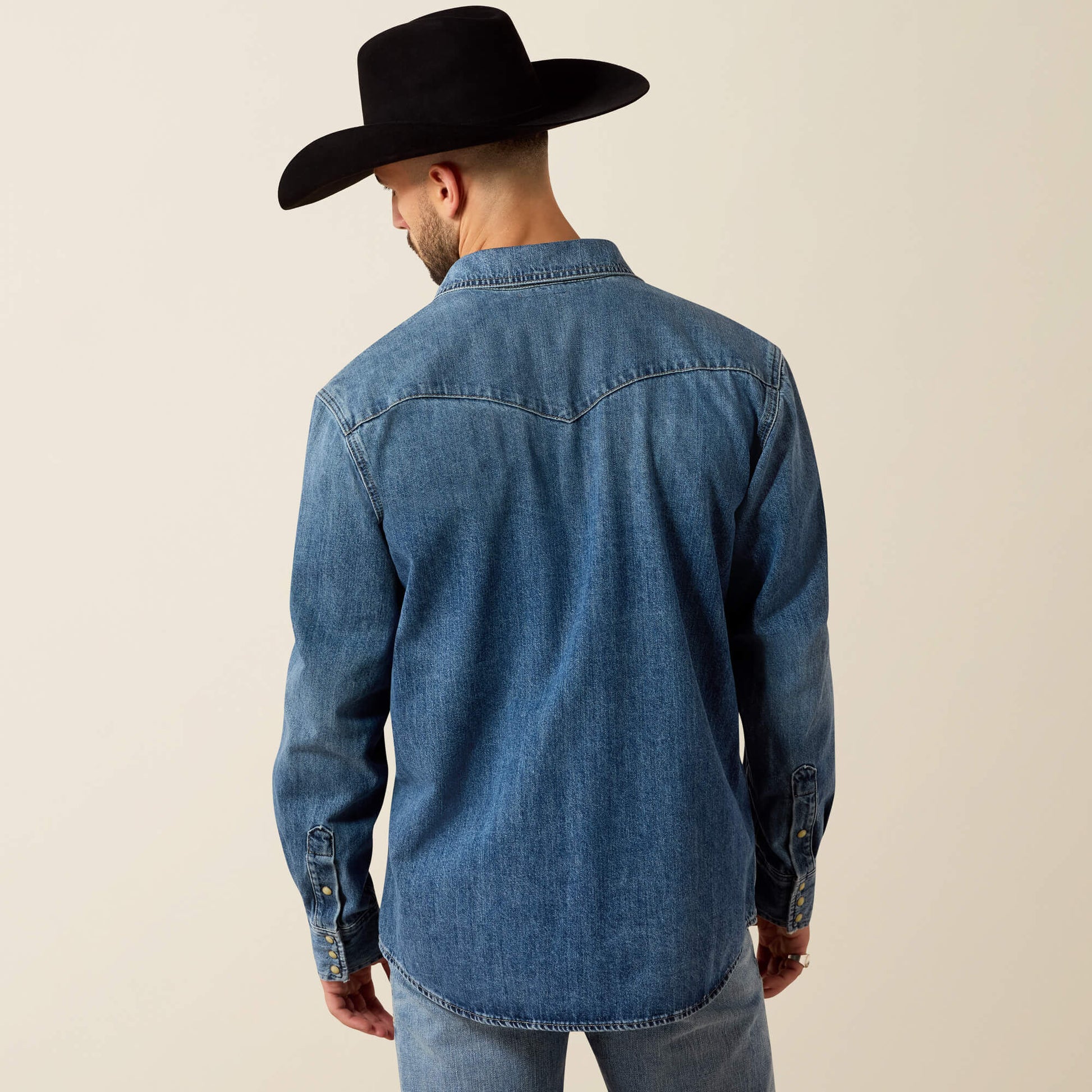 Ariat Men|Trends Sawtooth Denim Retro Fit Shirt