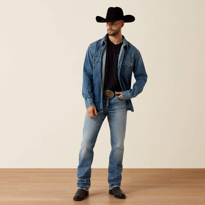 Ariat Men|Trends Sawtooth Denim Retro Fit Shirt