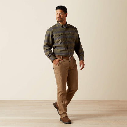Ariat Men Rebar Flannel DuraStretch Work Shirt
