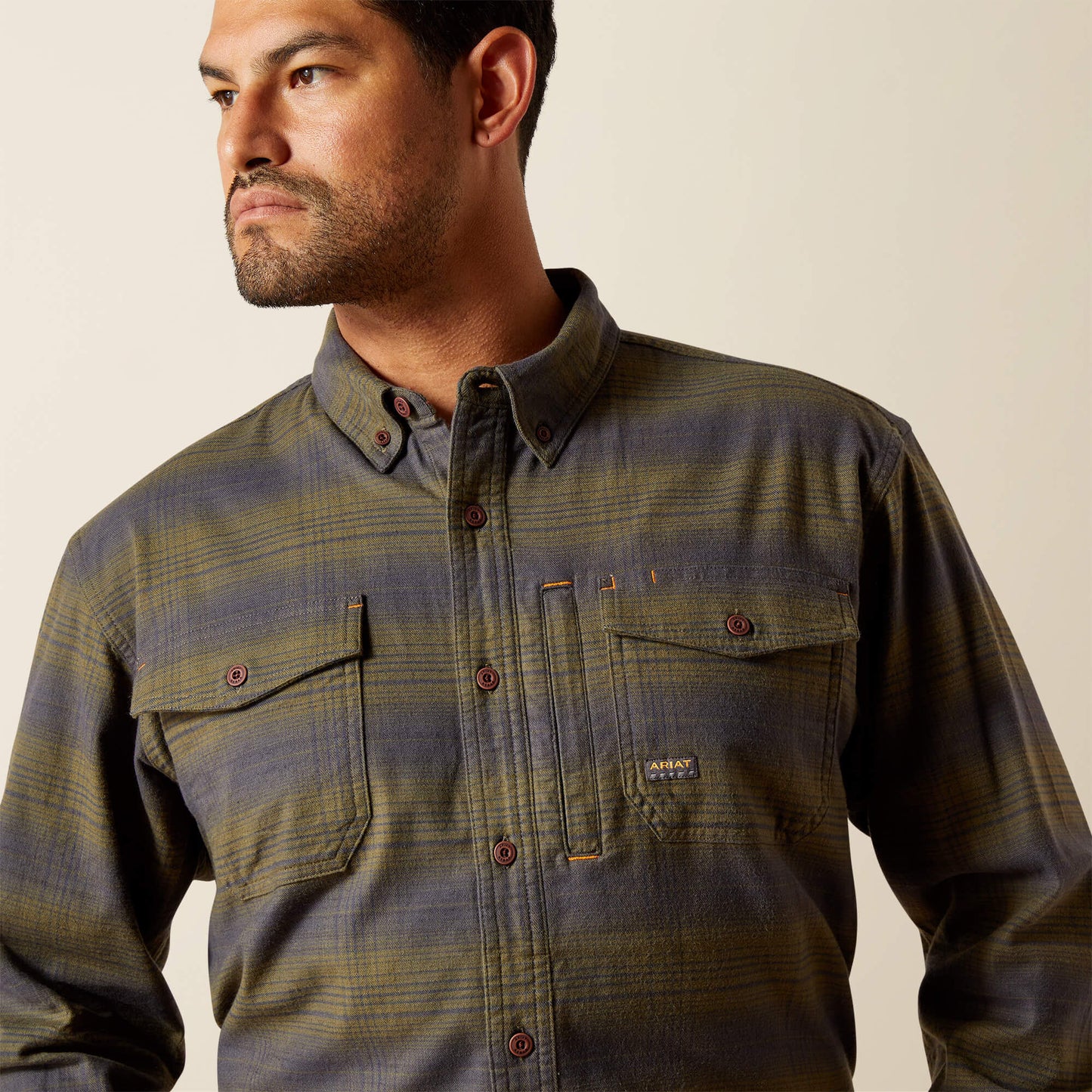 Ariat Men Rebar Flannel DuraStretch Work Shirt
